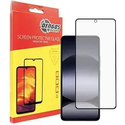 Стекло защитное Dengos Full Glue Xiaomi Redmi Note 14 (black) (TGFG-381)