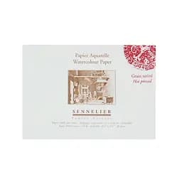 Склейка для акварелі Sennelier, 20 аркушів, гаряче пресування, 300 г/м, 21x14,8 см