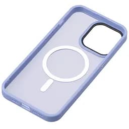 Чохол 2Е Basic для iPhone 15 Pro, Soft Touch MagSafe Cover, синій світлий 2E teh0019402 - мініатюра 3