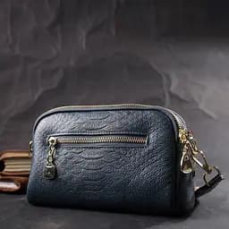 Сумка Vintage на два відділення з натуральної шкіри 22х14х6.5 см sum0028997 - мініатюра 10
