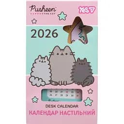 Календар Yes Pusheen настільний формовий на підставці на 2026 рік 10.6х23.5 см (270265) - мініатюра 3