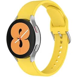 Ремінець для Samsung Galaxy Watch 5 Pro 45mm - жовтий ширина кріплення 20мм силікон Watchbands OneLine (WB00S5324423)