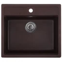 Кухонная мойка Zerix ZS-5751S-12 коричневая ZX4600, Коричневый
