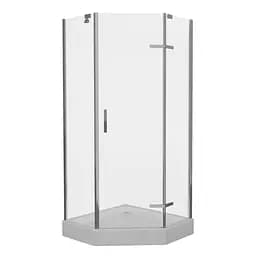 Душевая кабина Eger Stefani 90x90 на низком поддоне 599-535, Хром