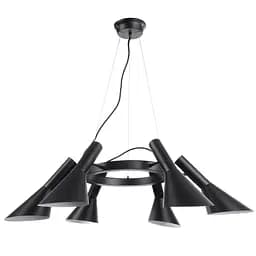 Люстра Brille подвесная лофт E27 60W BK (BL-286S/6)