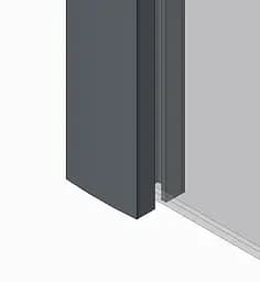 Шторки скляні на ванну Koer SR BS04-95x140-TR-01 прозоре скло 6 мм, хром KR5403, Універсальна, прозорий, хром - мініатюра 8