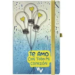 Книга записна Buromax Idea в клітинку 207х136 мм на резинці блакитна 96 аркушів (BM.255104-14)