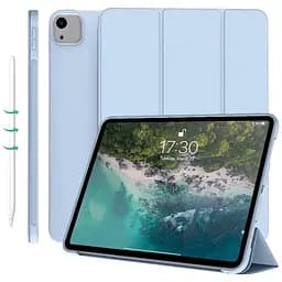 Чохол-книжка BeCover Tri Fold Soft TPU Silicone для Apple iPad Air 13" M2/M3 2024/2025 Light Blue (711741)