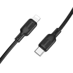 Дата кабель Borofone BX113 Lenny Type-C to Lightning 27W (1m) Black - мініатюра 4