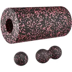 Набор массажеров Gymtek для йоги и фитнеса EPP черно-красный