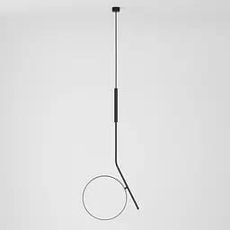 Підвісний стельовий світильник Babich Studio Moonlight L Black (Ral 9005)