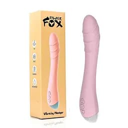 Вібратор Silver Fox для стимуляції точки G USB 10 режимів вібрації Рожевий