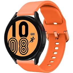 Силиконовый ремешок One Watchbands для Samsung Galaxy Watch 5 40mm - оранжевый размер L ширина крепления 20мм (W1-4WB50020258994)