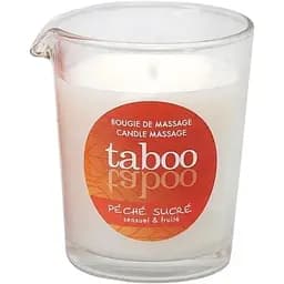 Масажна свічка Ruf Taboo Peche Sucre персик, 60 мл