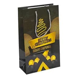 Пакет подарочный "Новый год" 3026 цветной 27 х 16 х 5см Вид 3