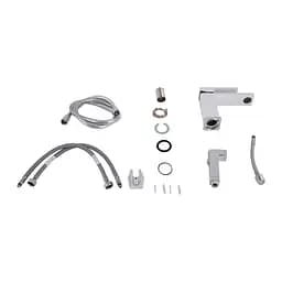 Змішувач для раковини Qtap Gemini (з гігієнічним душем) QTGEM272CRW45691 Chrome/White - мініатюра 7