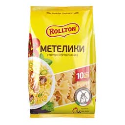 Макаронні вироби Роллтон, Метелики, 400 г (760804)