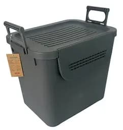 Органайзер-ящик Motek на 30 л антрацит універсальний 29х41х34 см (MT-35)