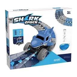 Інтерактивний трек з інерційною машинкою SHT 5510-3 Shark Trak (92pcs/1CAR) Blue Epik - мініатюра 2