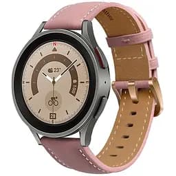 Ремешок для Samsung Galaxy Watch 5 Pro - коричнево-розовый Watchbands Standart ширина крепления 20мм размер L кожаный (WB5896173)