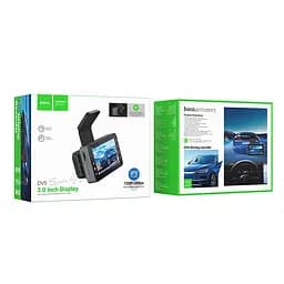 Відеореєстратор HOCO DV9 3-inch screen driving recorder (720P) Metal Gray (6942007633345) - мініатюра 2