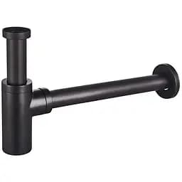 Сифон для раковини Champion Siphon-02 Black без випуску CH0369, Чорний матовий