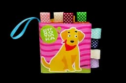 Мʼяка книжка-шурхотілка Книжковий хмарочос "Песик"