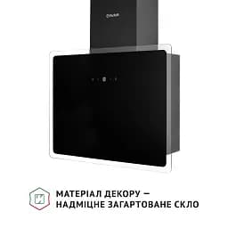 Витяжка декоративна похила Perfelli RIVA NERO - мініатюра 6