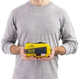 Вкладиш в спальник Sea to Summit Reactor Lightweight Liner, Long 198 Сірий - мініатюра 5