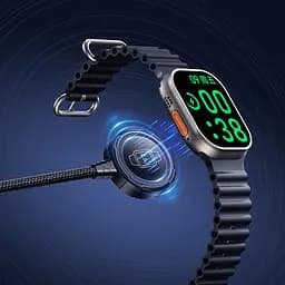 Кабель для зарядки 3в1 REMAX RC-C169 USB-A-Type-C+Lightning+Wireless Charge 1,2м Чорний - мініатюра 4