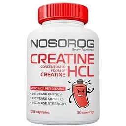 Креатин Nosorog Creatine HCL 120 капсул