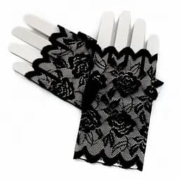 Рукавички мітенки гіпюрові