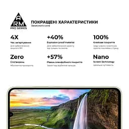 Захисне скло на Samsung Galaxy A34 5G (A346) з олеофобним покриттям, Pro, повне проклеювання, антистатичний і пиловідштовхуючий шар, 9H, самоклеючеся, 2.5D, на весь екран, антистатичний клей, ArmorStandart (ARM66207) - мініатюра 5