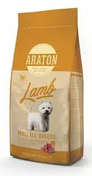 Полноценный Сухой корм для взрослых собак с ягнятиной ARATON LAMB Adult All Breeds 15 кг