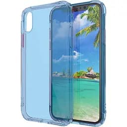 Чохол-накладка Toto TPU+PC colorful case iPhone X Blue
