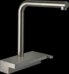 Змішувач Hansgrohe Aquno Select М81 250 2jet кухонний з витяжним виливом Sbox 73830800 Stainless Steel Нержавіюча сталь