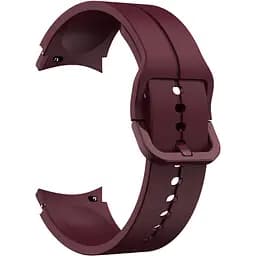 Ремешок для Samsung Galaxy Watch 5 44mm - темно-красный ширина крепления 20мм силикон размер L Watchbands Five Classic (W10-7WB12253133)