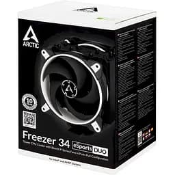 Кулер для процесора Arctic Freezer 34 eSports DUO Black/White 1700 (ACFRE00061A) Б/в - мініатюра 7