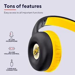 Навушники Trust Nouna Headphones mini-jack Mic чорні - мініатюра 2