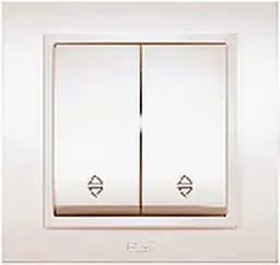 Выключатель Brille проходной двойной ZENA 500010300211