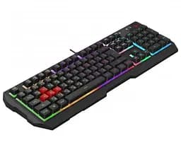 Клавіатура Bloody B140N, Black, USB, ігрова, неонове підсвічування - мініатюра 3