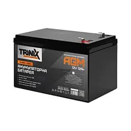 Акумуляторна батарея 12В 12Аг Trinix 12V12Ah/20Hr AGM свинцево-кислотна (44-00033)