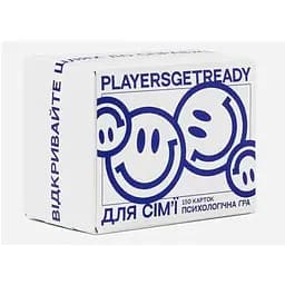 Настольная игра PLAYERSGETREADY Психологическая игра для семьи (150 карточек) (укр.) (family#Ua)
