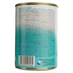 Вологий корм для собак Brit Pate & Meat Salmon лосось і курка 400 г - мініатюра 4