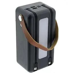 Павербанк Remax Lesu II Series RPP-565 / 60000мАг / до 22,5 Вт / USB-C+USB-A+Lightning / PD+QC / із вбудованими кабелями / Сірий - мініатюра 3