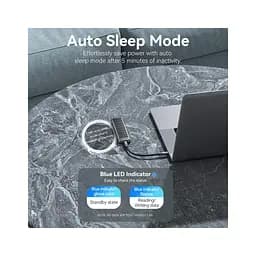 Кишеня зовнішня Vention SSD M.2 (NVME) M-key USB Type-C 3.2 10Gbps Heat Sink Aluminum (KPKH0) - мініатюра 10