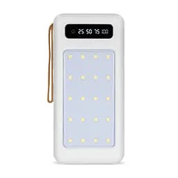 Повербанк 20000mAh Power Bank Kraft KPB-1120L White LED-фонарь (43-00054)