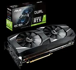 Видеокарта GeForce RTX 2070 8GB Asus Dual Advanced Edition (DUAL-RTX2070-A8G) Б/У