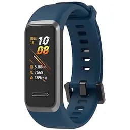 Силиконовый ремешок Primo для фитнеса браслета Huawei Band 4 Dark Blue