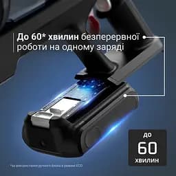 Пилосос Rowenta X-Force Flex 10.80, 300 Вт чорно-синій (RH7AD5E0) - мініатюра 4